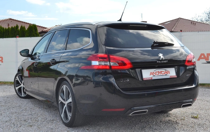 Peugeot 308 cena 66900 przebieg: 101000, rok produkcji 2019 z Grudziądz małe 254